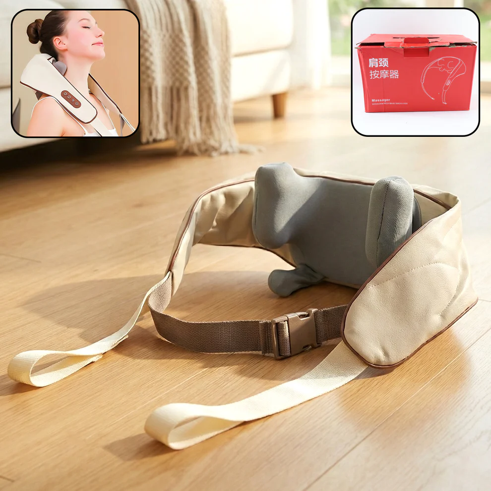 01_4096ef2e-4d0e-440c-bd84-0b1366cd8af3 Adjustable Neck & Shoulder Massager Small Belt (1 Pc) - Image 1