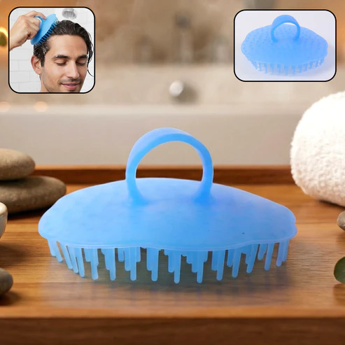 01_71027628-4303-4ad8-8a33-edfa278af008 Silicone Scalp Massager Shampoo Brush (1 Pc) - Image 1