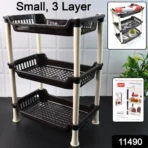 Apex Small Multiuse Plastic Storage Rack Organizer 3-Tier - Image 7