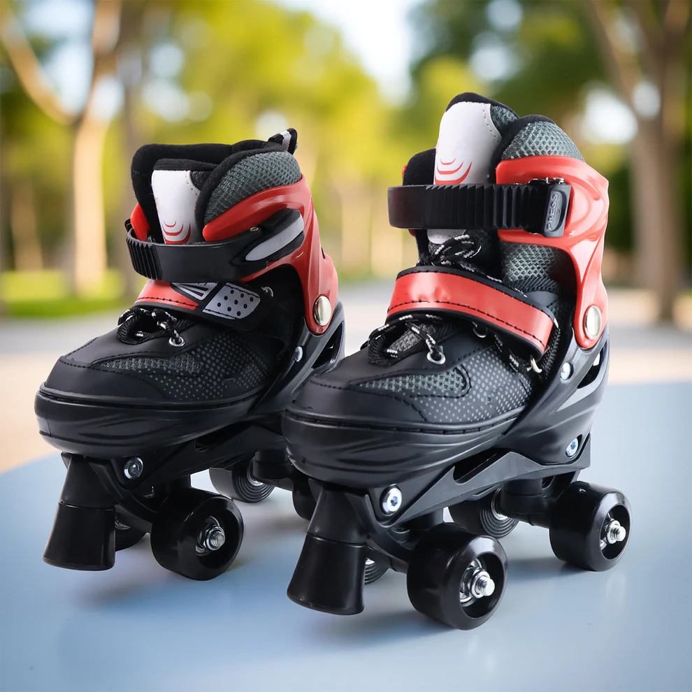 01_e28aede6-6916-41b8-b7fe-18e066a26d23 Adjustable Quad Roller Skates for Kids (1 Pair) - Image 1