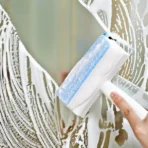 2-in-1 Glass Wiper & Brush – Double-Sided Cleaner for Mirrors, Tiles & Windows - Image 2