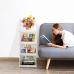4-Layer Stackable Foldable Storage Organizer Cart Kitchen, Closet, Bedroom & Bathroom - Image 5