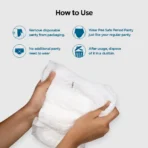Women’s Emergency Travel Kit with Seamless Underwear Pantyliner 10 Pcs - Image 6