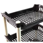 Apex Small Multiuse Plastic Storage Rack Organizer 3-Tier - Image 3