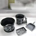 Large Capacity Plastic Bathroom Set of 7 Pc - Image 3