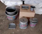 Large Capacity Plastic Bathroom Set of 7 Pc - Image 5