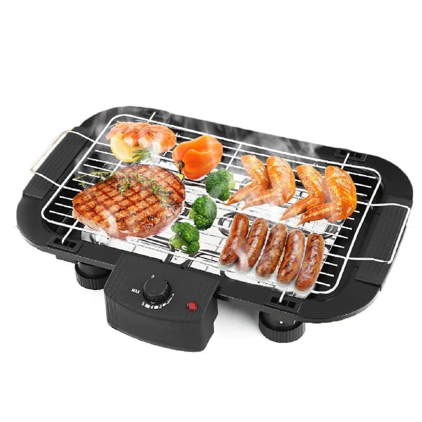 1_fee79a3d-7b47-4f56-b72e-0b0e22e9a831 Smokeless Electric Indoor Barbecue Grill, 2000w - Image 1