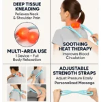 Portable Neck & Shoulder Massager for Back & Waist Relief - Image 3