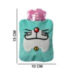 1 Pc Doremon Cartoon small Hot Water Bag with Cove - Image 5