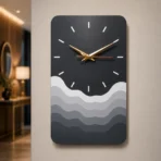 Modern Minimalist Wave Wall Clock | Silent Decorative Wall Clock for Living Room, Bedroom & Office - Image 6