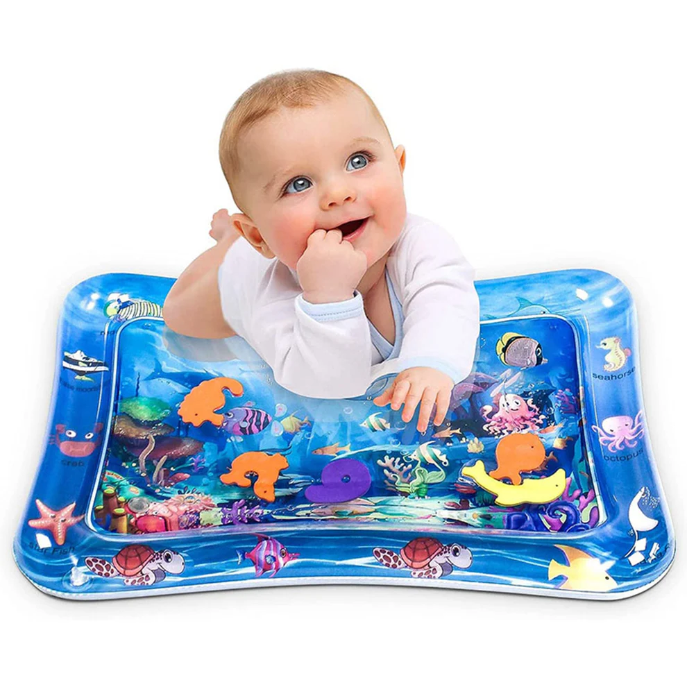 5_be7907c2-37d2-4466-b758-8170b3bfd58c Mat, Baby Water Mat Inflatable Baby Play Mat Activity Center for Infant Baby Toys - Image 1