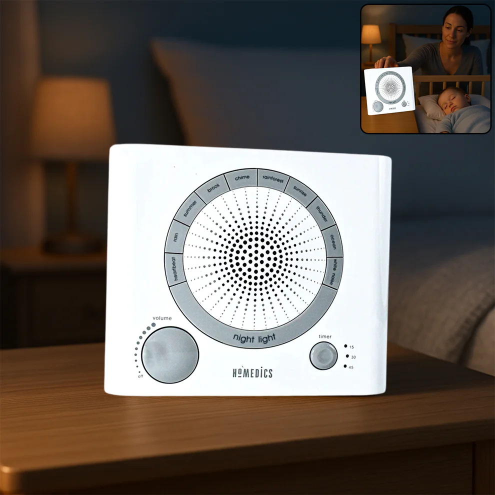 6574_sound_therapy_machine Sleep Therapy Sound Machine with 8 Soothing Sounds (Battery, Timer Option) - Image 1