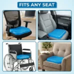 Cushion Seat Flex Pillow, Orthopedic Seat Cushion Pad (Egg Sitter) - Image 2