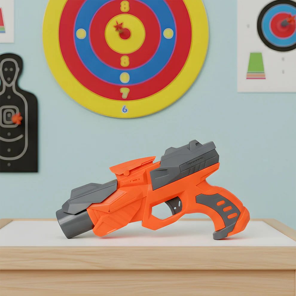 7PCLPR3Q20 Nitro Ranger Soft Bullet Toy Gun for Kids with Foam Darts – Action Blaster Style Shooting Toy - Image 1