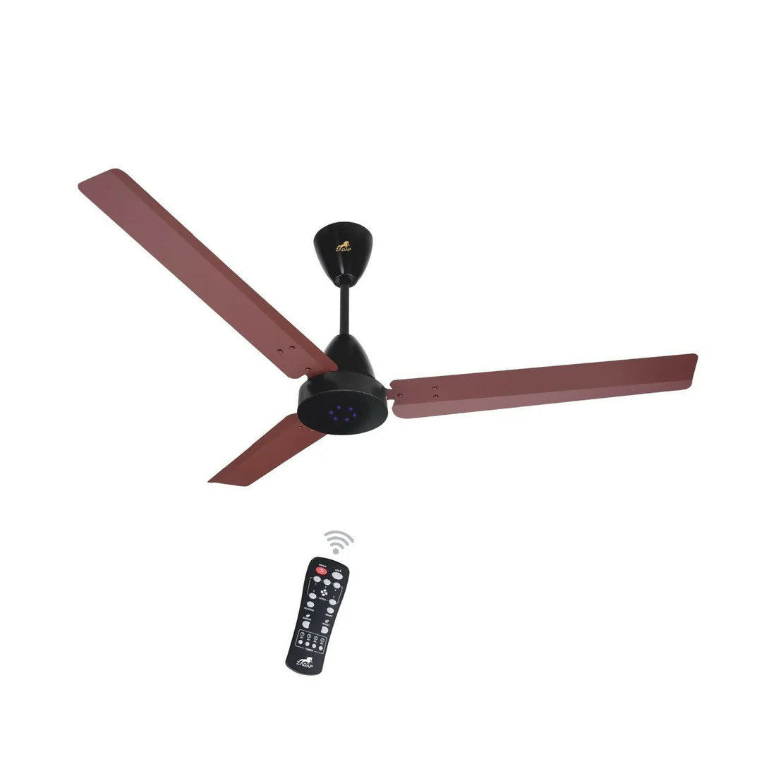 Js3QGVyC3Q Zadap STROM 1200mm High Speed BLDC Ceiling Fan with Remote(Matt Brown) - Image 1