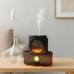 Flame Effect Aroma Diffuser with Remote LED Humidifier