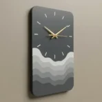 Modern Minimalist Wave Wall Clock | Silent Decorative Wall Clock for Living Room, Bedroom & Office - Image 3