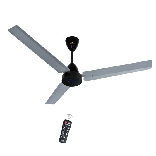 pyqMST2uuQ Zadap STROM 900mm High Speed BLDC Ceiling Fan with Remote(Gray) - Image 1