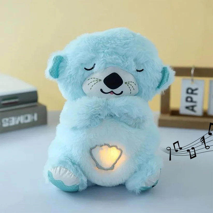 teddy-bear-01 Soft Plush Musical Teddy Bear Toy with LED Light (1 Pc) - Image 1