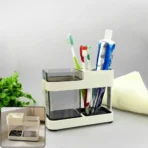 Multipurpose Toothbrush & Toothpaste Stand Holder (1 Set)